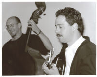 Scott Colley playing double bass and Larry Koonse playing guitar, Los Angeles, February, 1997[descriptive]