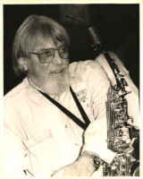 Bud Shank playing the alto sax in Los Angeles [descriptive]