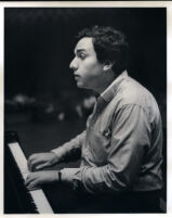 Yefim Bronfman playing the piano, 1986 [descriptive]