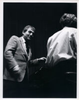 Aldo Ciccolini at the piano, Los Angeles, 1986 [descriptive]