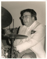 Frankie Capp playing drums in Los Angeles, July 1996 [descriptive]