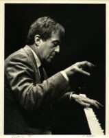 Aldo Ciccolini playing the piano, Los Angeles, 1986 [descriptive]