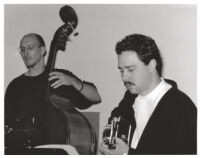 Larry Koonse with Scott Colley in Los Angeles, February, 1997 [descriptive]