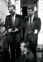 President John F. Kennedy with brother and Attorney General Robert F. Kennedy