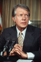 President Jimmy Carter speaks at the White House