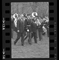 President Lyndon B. Johnson, a General and Upper Voltian President Maurice Yaméogo, 1965 [13A]