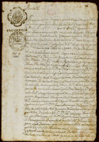 Contract for sale of land, Atzcapotzalco, 1745