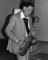 Dexter Gordon playing the saxophone in Claremont, California, 1979 [descriptive]