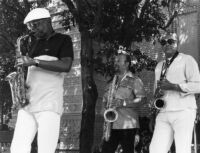 Red Holloway with Curtis Peagler and Jerome Richardson, 1982 [descriptive]