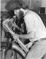 Henry Kuntz Jr. (saxophone) and Henry Kaiser (guitar), 1977 [descriptive]