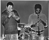 Bobby Bradford and John Carter playing in Los Angeles, 1976 [descriptive]