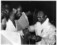 Roy Haynes and Clarence Johnston at the Hollywood Bowl, 1980 [descriptive]