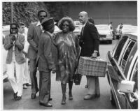 Lammar Wright Jr. and Sarah Vaughan, 1983 Playboy Jazz Festival at the Hollywood Bowl [descriptive]