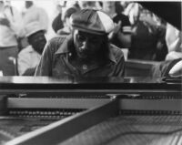 Horace Silver playing piano, 1979 [descriptive]