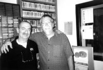 Kenny Davern and Mark Weber at studio KUNM, 2004 [descriptive]