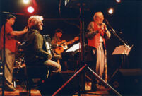 Herbie Mann, Gil Goldstein, Paul Socolow, and Bruce Dunlap performing in 2000 [descriptive]