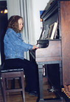 American pianist Connie Crothers playing piano, 2001 [descriptive]