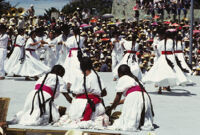 Betaza, dancers with braided hair, 1985