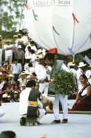 Tlacolula del Valle, performers and large balloon, 1985