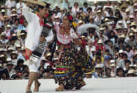 Tlaxiaco, dancing with skirts, 1982 or 1985