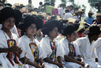 Ylalag, performers sitting with spectators, 1982