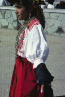 Ejutla de Crespo, girl dancer close-up, 1982