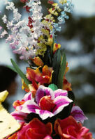 Juchitan, flower arrangement, 1982 or 1985