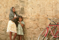 Oaxaca, women and bicycles, 1982 or 1985