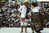 Tlaxiaco, dancing with skirts, 1982 or 1985