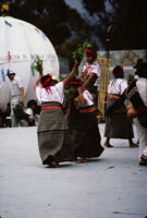 Santa Catarina Estetla, dancers holding leaves, 1985