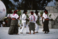 Santa Catarina Estetla, dancers holding leaves, 1985