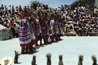 Tuxtepec, women dancers and pineapples, 1985