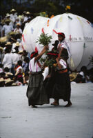 Santa Catarina Estetla, dancers holding leaves, 1985