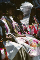 Guelaguetza[?], women dancers group 2, close-up, 1982 or 1985, [view 6]