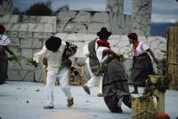 Santa Catarina Estetla, dancers holding leaves, 1985