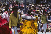 Ejutla de Crespo, dancing with skirts, 1985