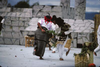 Santa Catarina Estetla, dancers holding leaves, 1985