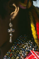 Ejutla de Crespo, earring close-up, 1982