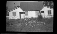 France L. Wells' apartment building, viewed from the front, Big Bear Lake, 1943