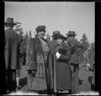 Alice Baltzell Tibbetts and Etta Updike Fuller at the Iowa Picnic in Lincoln Park, Los Angeles, 1940