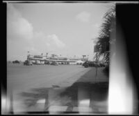 View of the wharf from the foot of Canal Street, New Orleans, 1947