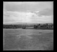 Campus of Stanford University, viewed from a porch, Palo Alto, 1898