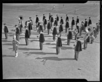 Glendale High School Marching Band, Glendale, 1936