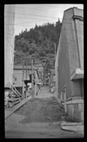 View looking up First Street, Juneau, 1946