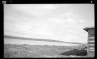 View of lake from behind the Eureka Roadhouse, Glennallen vicinity, 1946