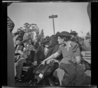 Attendees of the Iowa Picnic in Lincoln Park, Los Angeles, 1940