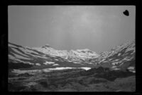 Panorama of the Alaskan terrain near Fort Mears (negative), Dutch Harbor, 1942