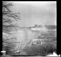 Niagara Falls with the Upper Steel Arch Bridge in the background, Niagara Falls, 1914
