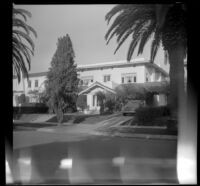 H. H. West's former residence on Wellington Road, viewed at an angle, Los Angeles, 1948