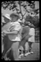 Attendees of the Iowa Picnic in Bixby Park, Long Beach, 1938